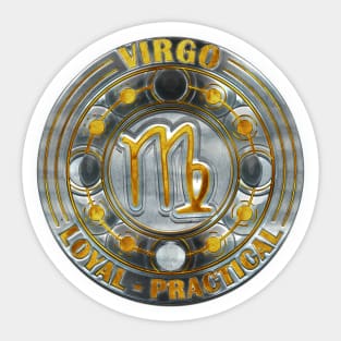 Chrome virgo Sticker